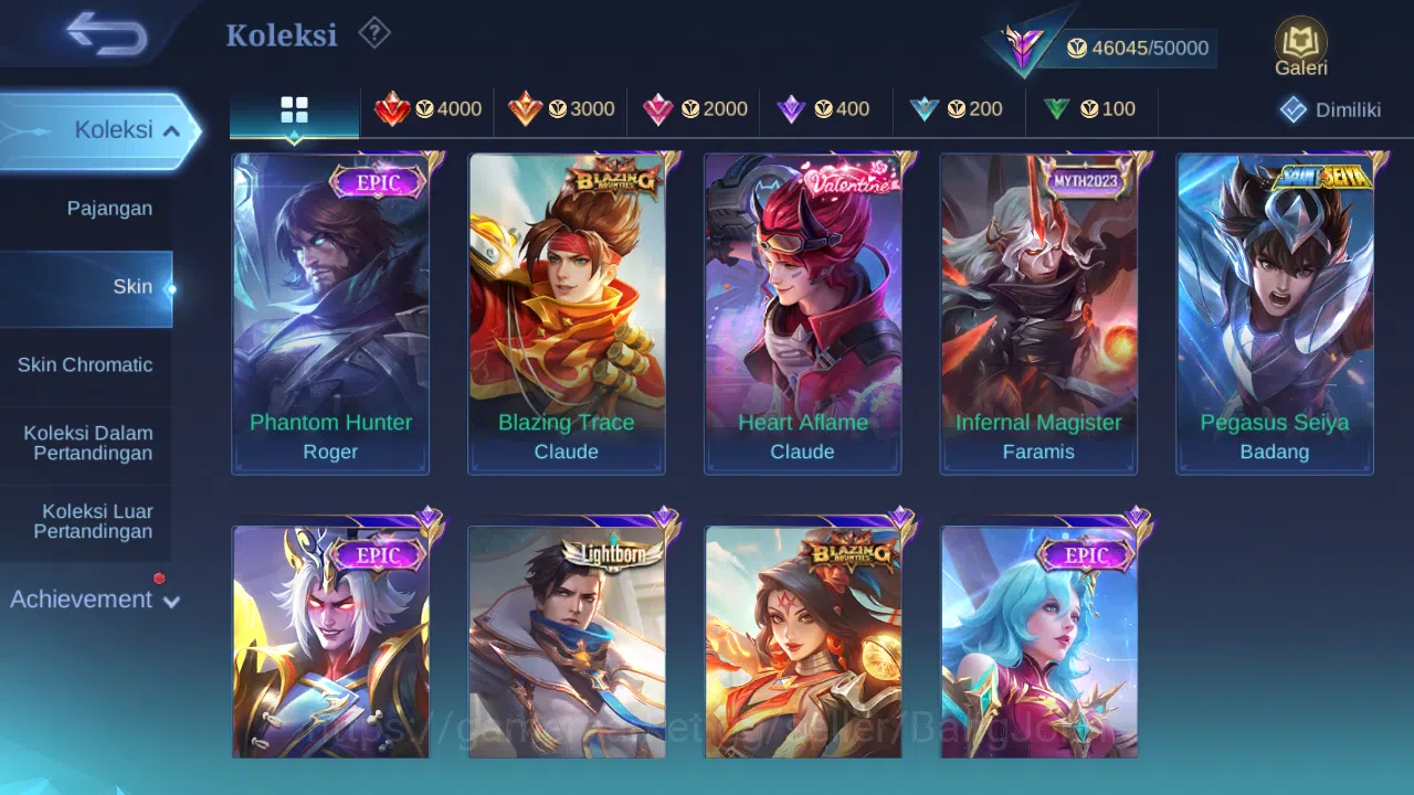 Mobile Legends: Bang Bang Accounts GLOBAL Hero 132 Skin 224 | Luckybox Lunox | KOF Ka image 14