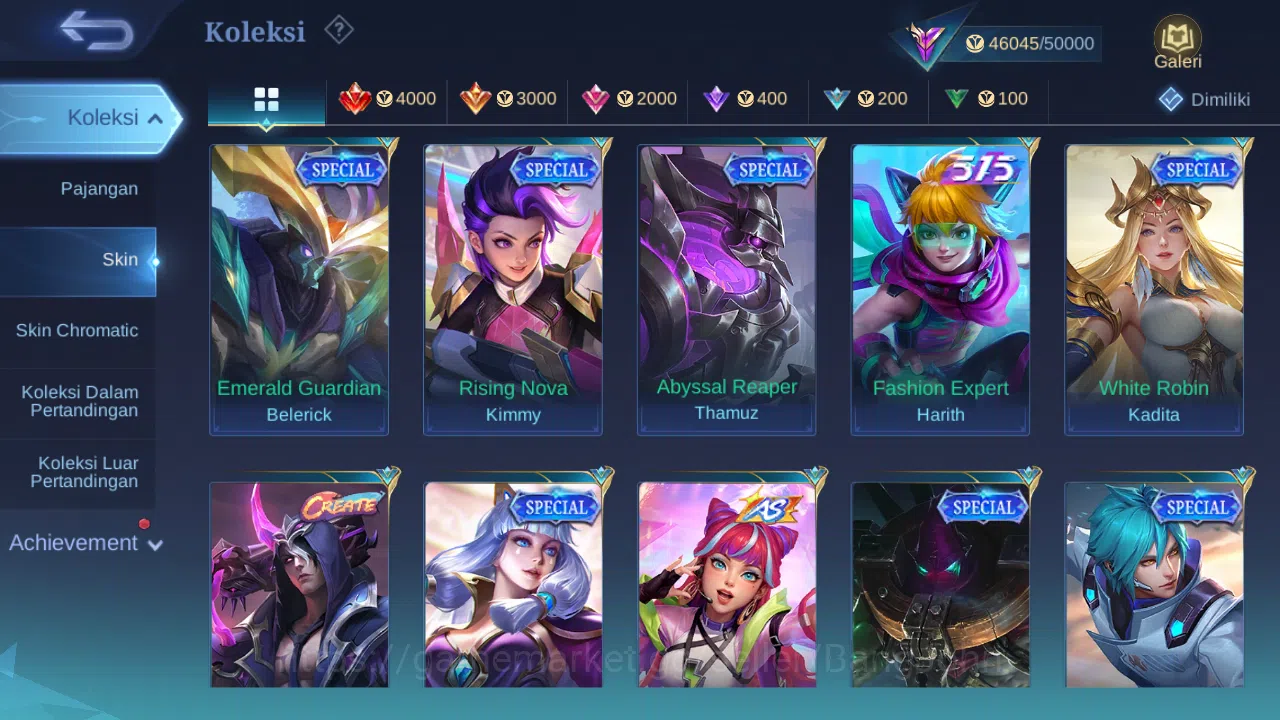 Mobile Legends: Bang Bang Accounts GLOBAL Hero 132 Skin 224 | Luckybox Lunox | KOF Ka image 9