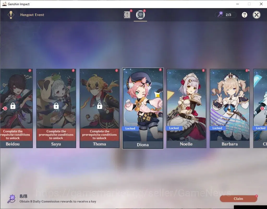 Genshin Impact Accounts ASIA|AR 38|1 Limit+18(*4Character)| Lauma |McMale| image 13