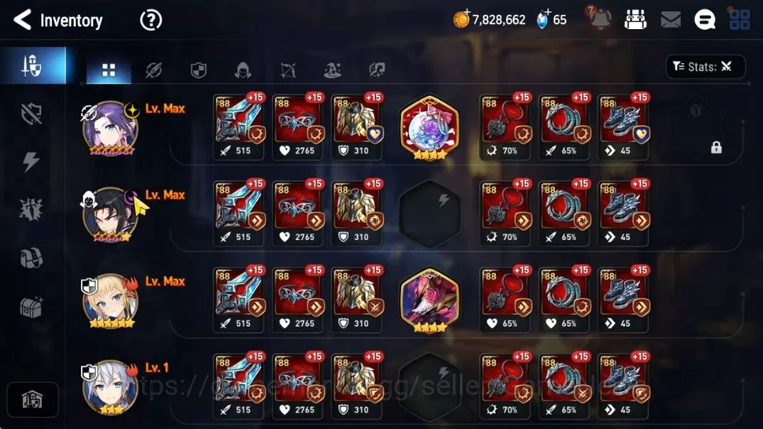 Epic Seven Accounts GLOBAL UNVERIF|New Era|3 ML(TE Kayron,Salome,Falle image 12
