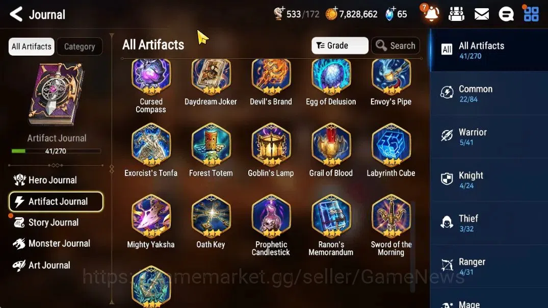 Epic Seven Accounts GLOBAL UNVERIF|New Era|3 ML(TE Kayron,Salome,Falle image 9