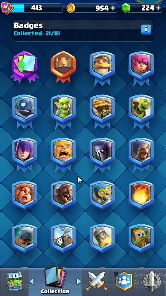 Clash Royale Accounts Lv 413|Trophy 3107|KTL 10|Card 52/121|1 Hero 4 EVO image 11
