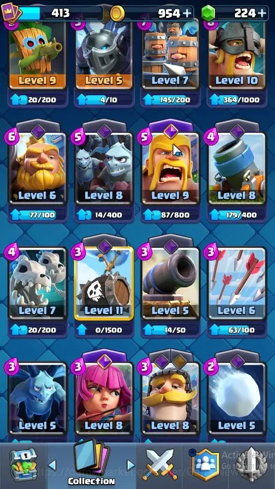 Clash Royale Accounts Lv 413|Trophy 3107|KTL 10|Card 52/121|1 Hero 4 EVO image 14