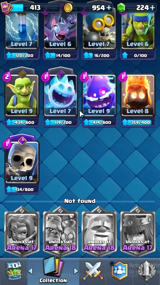 Clash Royale Accounts Lv 413|Trophy 3107|KTL 10|Card 52/121|1 Hero 4 EVO image 15