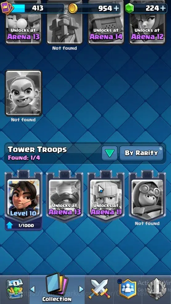 Clash Royale Accounts Lv 413|Trophy 3107|KTL 10|Card 52/121|1 Hero 4 EVO image 20