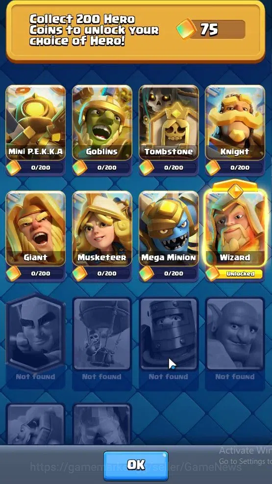 Clash Royale Accounts Lv 413|Trophy 3107|KTL 10|Card 52/121|1 Hero 4 EVO image 6