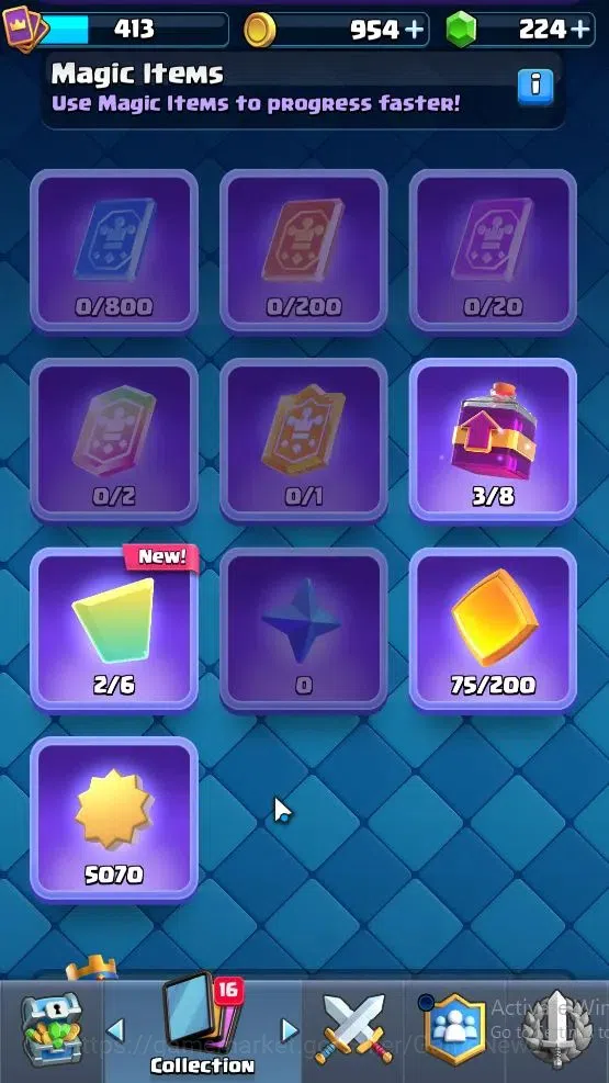 Clash Royale Accounts Lv 413|Trophy 3107|KTL 10|Card 52/121|1 Hero 4 EVO image 7