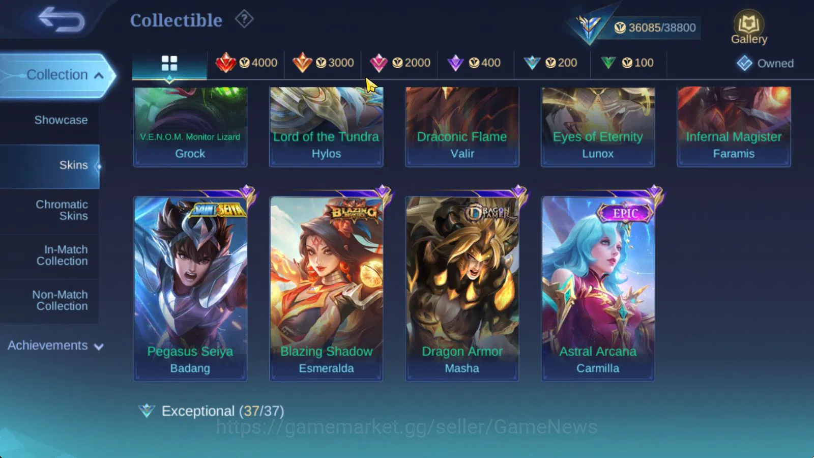 Mobile Legends: Bang Bang Accounts Hero 127|Skin 173|High Glory 76|CC Nata,LB Tigreal image 11