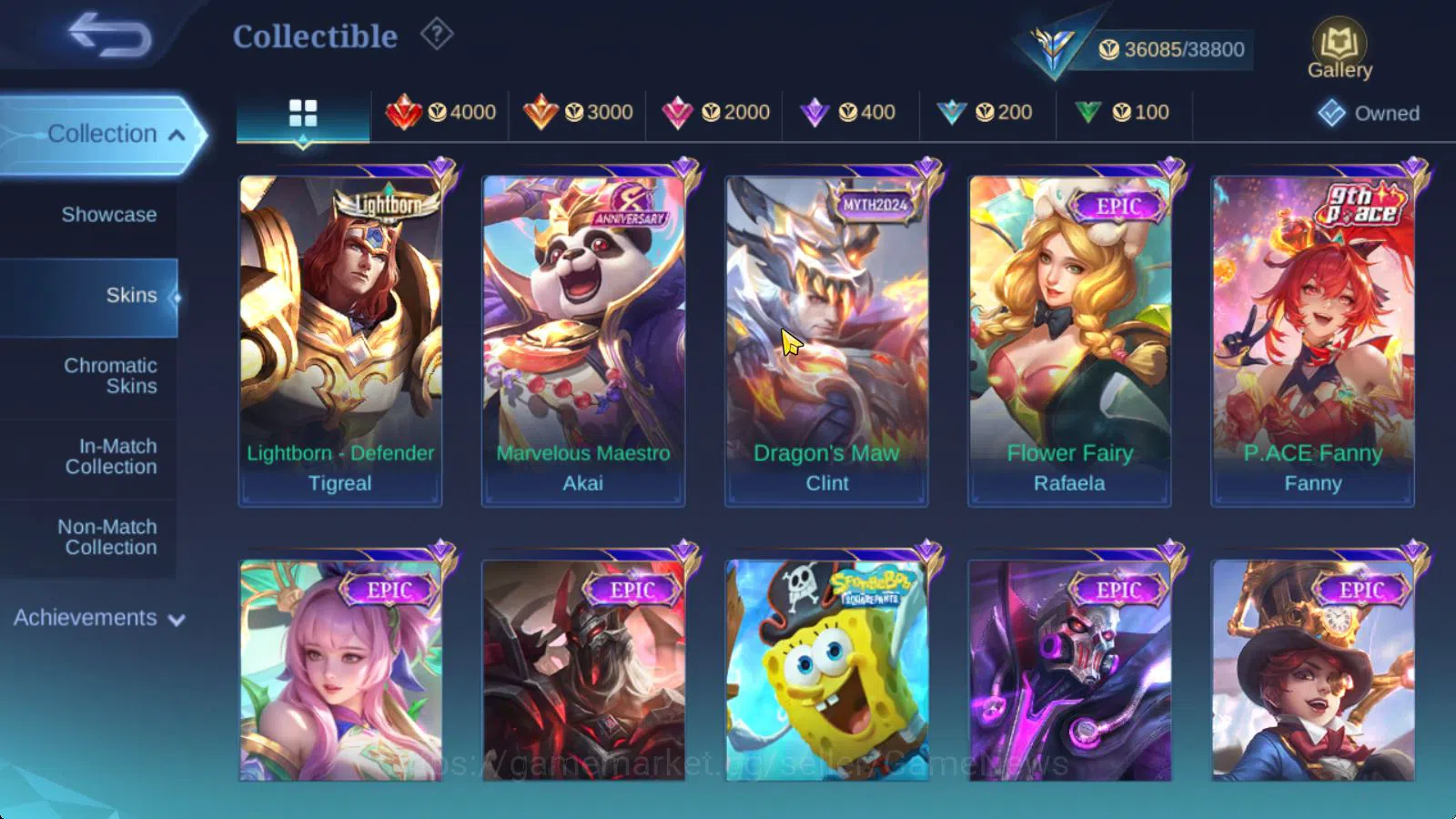 Mobile Legends: Bang Bang Accounts Hero 127|Skin 173|High Glory 76|CC Nata,LB Tigreal image 13