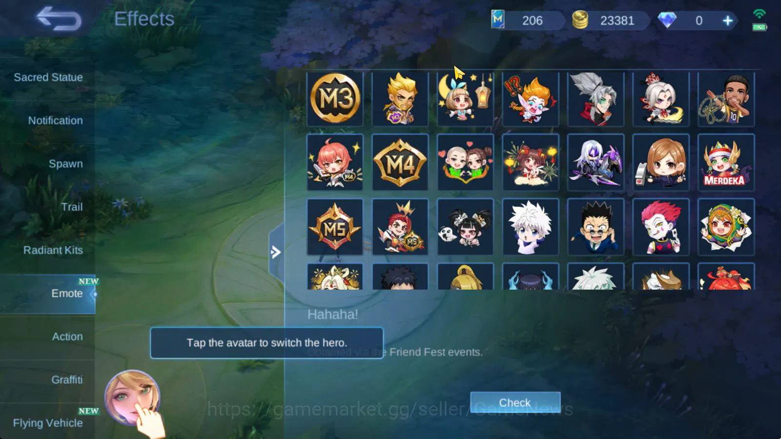 Mobile Legends: Bang Bang Accounts Hero 127|Skin 173|High Glory 76|CC Nata,LB Tigreal image 3