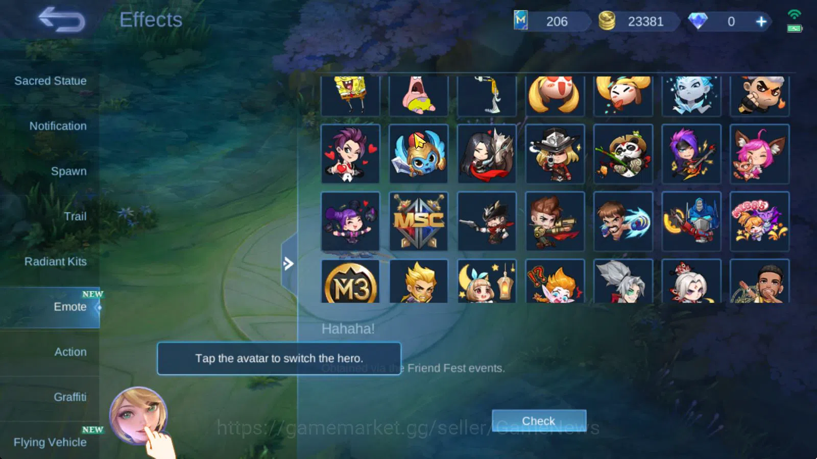 Mobile Legends: Bang Bang Accounts Hero 127|Skin 173|High Glory 76|CC Nata,LB Tigreal image 4