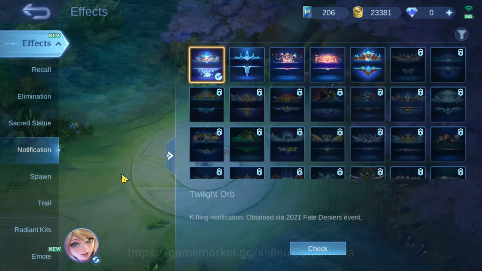 Mobile Legends: Bang Bang Accounts Hero 127|Skin 173|High Glory 76|CC Nata,LB Tigreal image 7