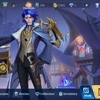 Mobile Legends: Bang Bang Collector Hero 127|Skin 173|High Glory 76|CC Nata,LB Tigreal image 1