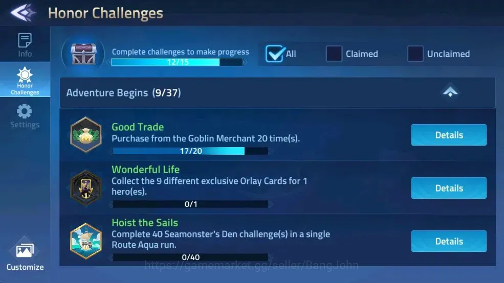 Mobile Legends: Adventure Accounts Global | LV 97 | 13653K Power | Camp 50-4 | VIP 8 image 2