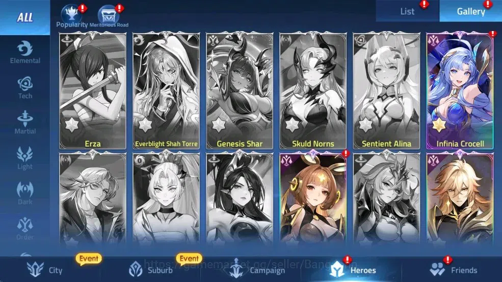 Mobile Legends: Adventure Accounts Global | LV 97 | 13653K Power | Camp 50-4 | VIP 8 image 5