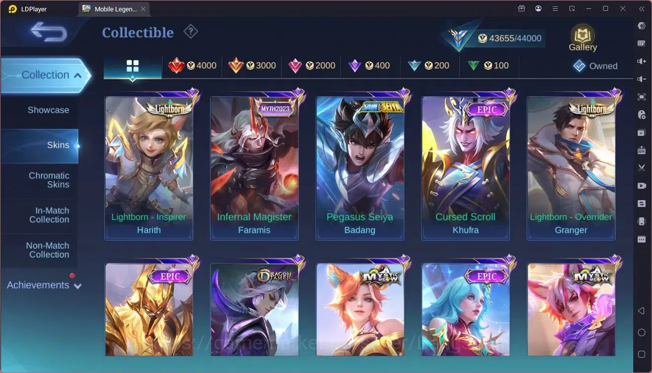 Mobile Legends: Bang Bang Accounts GLOBAL Hero 132 Skin 205|CC Natalia|Meowkin Hunter image 4