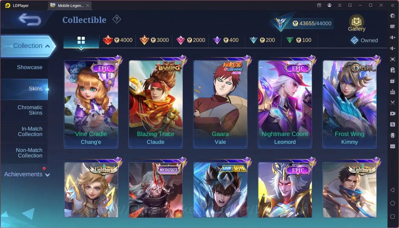 Mobile Legends: Bang Bang Accounts GLOBAL Hero 132 Skin 205|CC Natalia|Meowkin Hunter image 5