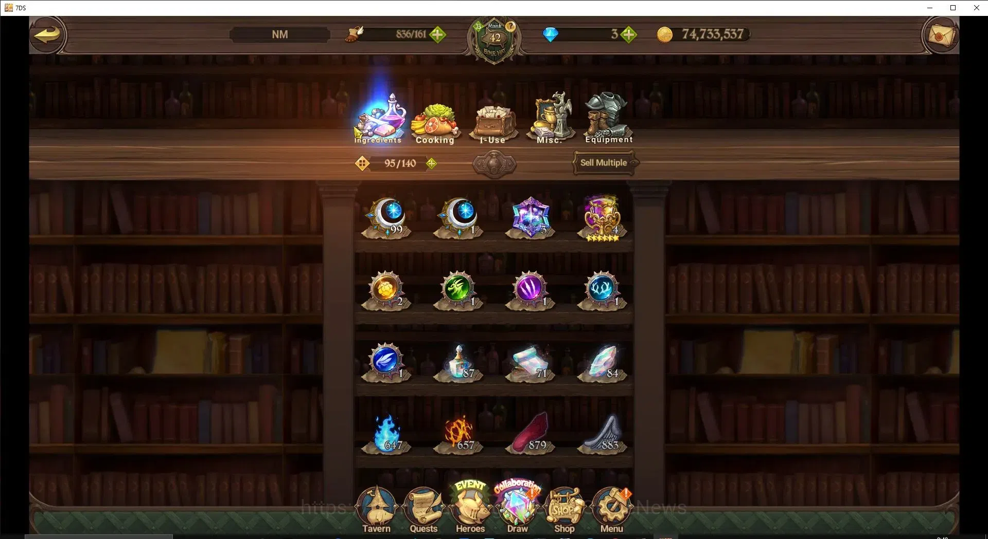 The Seven Deadly Sins: Grand Cross Accounts Endgame Global|1,8M CC|35 LS|4 LR+5 UR+Collab 13