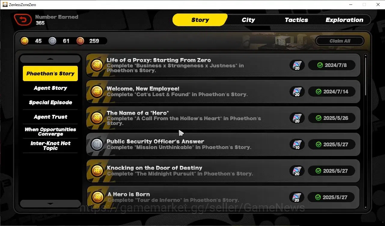 Zenless Zone Zero Accounts Asia ENDGAME|16 Limit 3 VoidHunter[(Shunguang,Yixu image 18