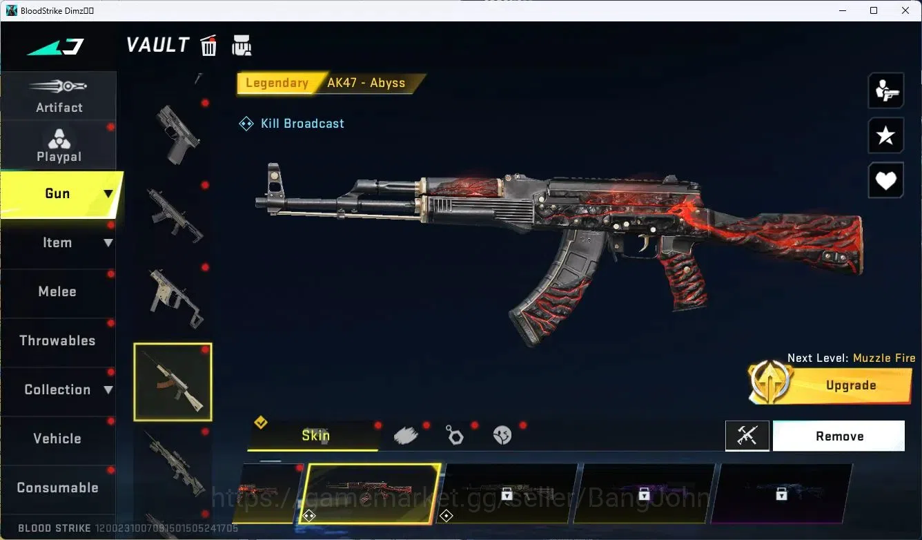Blood Strike Accounts ASIA | 3 ULTRA GUN: M4A1,INP-9,AR97 | 3 ULTRA CHAR image 7