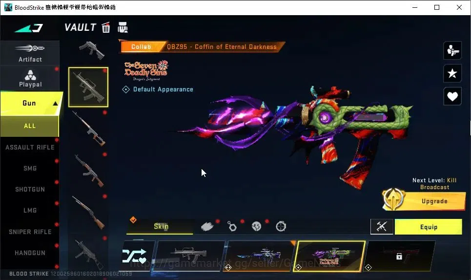 Blood Strike Accounts ASIA|2 ETERNAL[ZERO-Oda Lv2,DEagle]|Collab 7DS[M70 image 7
