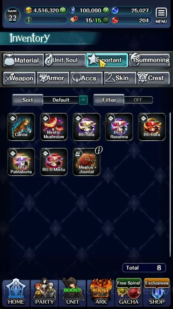 Last Cloudia Accounts GLOBAL|Rank 22|100K Crystal|Top Tier Unit [DL Jude image 11