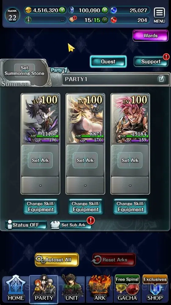 Last Cloudia Accounts GLOBAL|Rank 22|100K Crystal|Top Tier Unit [DL Jude image 5
