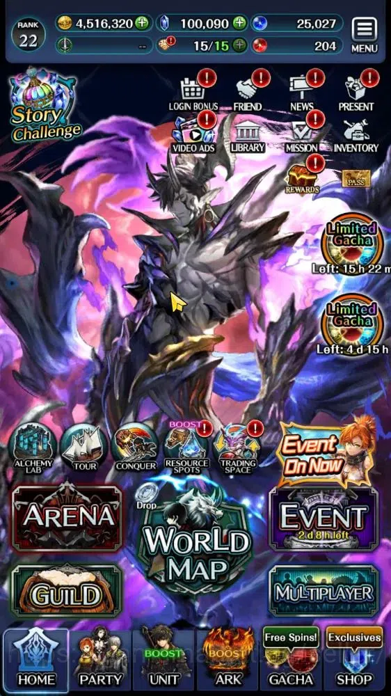 Last Cloudia Accounts GLOBAL|Rank 22|100K Crystal|Top Tier Unit [DL Jude image 6