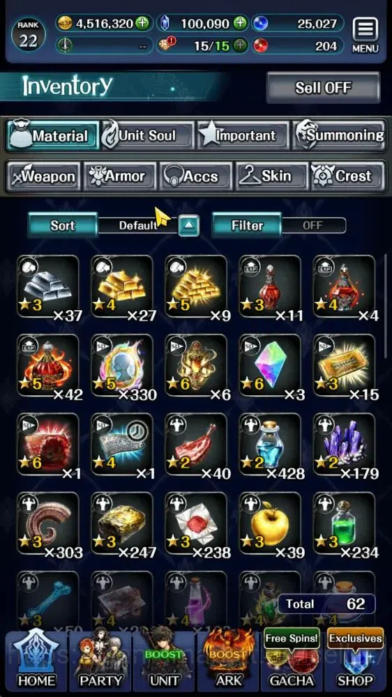 Last Cloudia Accounts GLOBAL|Rank 22|100K Crystal|Top Tier Unit [DL Jude image 8