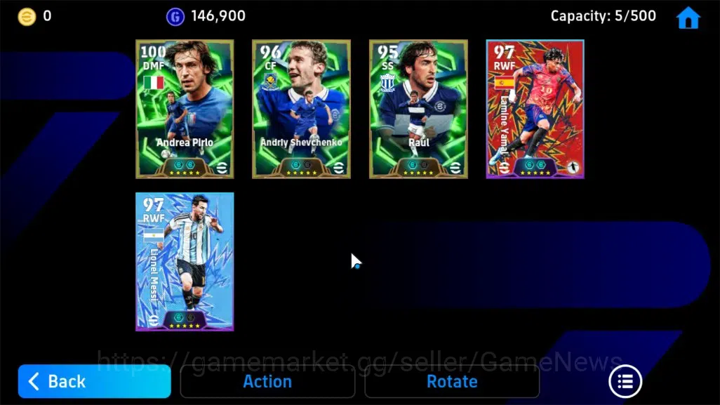eFootball Accounts Android|Epic Andrea Pirlo,Andriy Shevchenko,Raul,S image 5