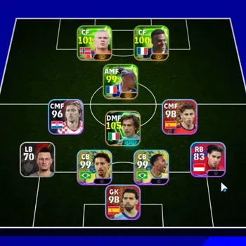 eFootball Legends & Iconic Players Android|Epic Andrea Pirlo,Andriy Shevchenko,Raul,S image 1
