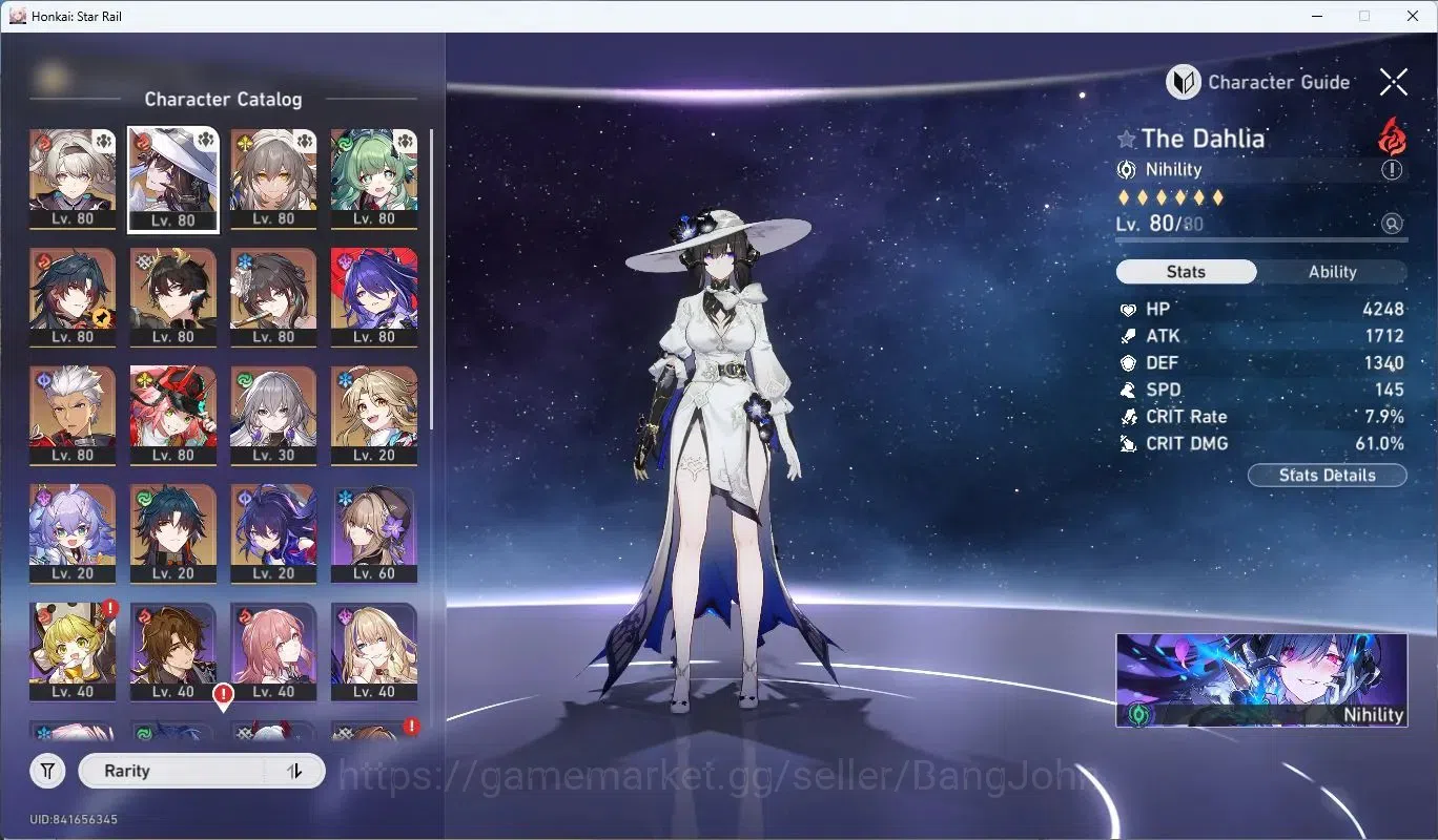 Honkai Star Rail Accounts Asia | TL67|Firefly Lv80, Dahlia Lv80, Valmoonica image 5