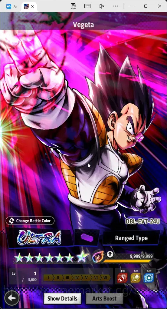 Dragon Ball Legends Accounts Global | Lvl 154|15.2M Total Power|9.2K CC|3 LR|5  image 14