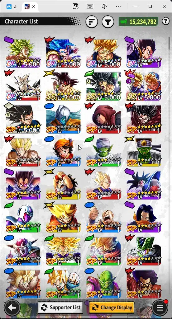 Dragon Ball Legends Accounts Global | Lvl 154|15.2M Total Power|9.2K CC|3 LR|5  image 16