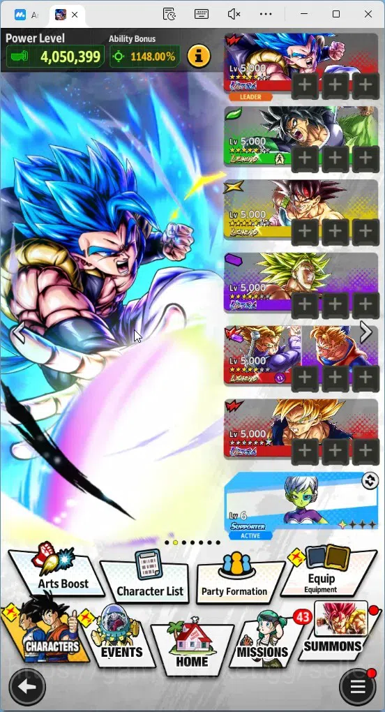 Dragon Ball Legends Accounts Global | Lvl 154|15.2M Total Power|9.2K CC|3 LR|5  image 18