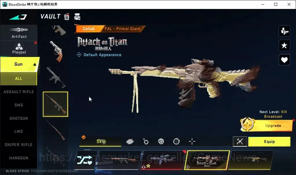 Blood Strike Accounts ASIA|ETERNAL DEagle|17 ULTRA|3 Collab TokRev[FN200 image 10