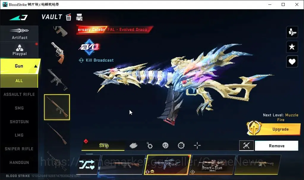 Blood Strike Accounts ASIA|ETERNAL DEagle|17 ULTRA|3 Collab TokRev[FN200 image 9