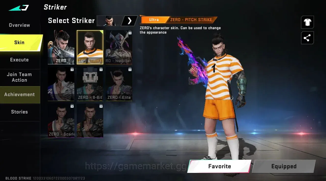 Blood Strike Accounts Collab Skin ASIA|1 ETERNAL: QBZ95 Whisper (Kill Broadcast)|1 ULTRA STRIKER|1 ENZO|6 13