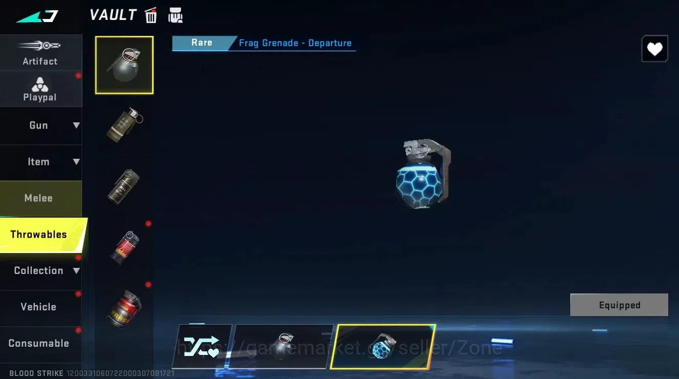 Blood Strike Accounts Collab Skin ASIA|1 ETERNAL: QBZ95 Whisper (Kill Broadcast)|1 ULTRA STRIKER|1 ENZO|6 9