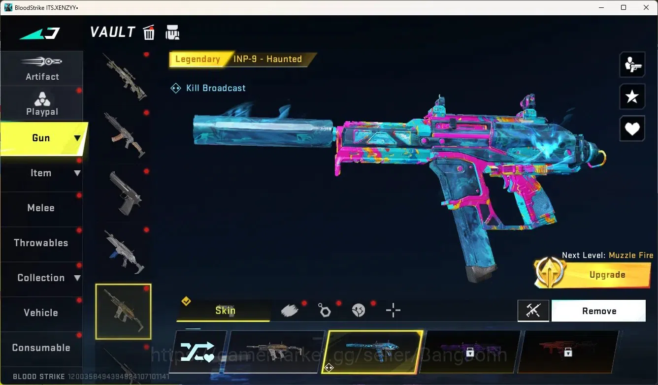 Blood Strike Accounts Collab Skin ASIA|Eternal Gun:DesertEagle|2 Collab Gun[TR]|1 Limited Gun|4 Ultra Gun|20 Legendary 10