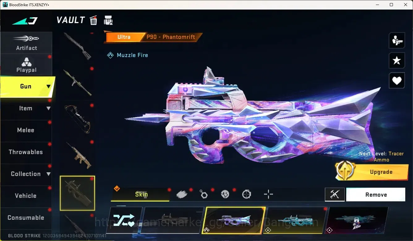 Blood Strike Accounts Collab Skin ASIA|Eternal Gun:DesertEagle|2 Collab Gun[TR]|1 Limited Gun|4 Ultra Gun|20 Legendary 14
