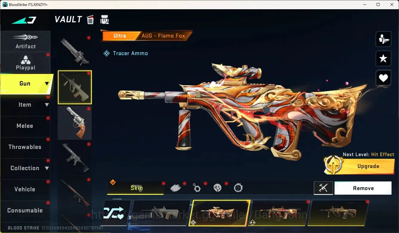 Blood Strike Accounts Collab Skin ASIA|Eternal Gun:DesertEagle|2 Collab Gun[TR]|1 Limited Gun|4 Ultra Gun|20 Legendary 17
