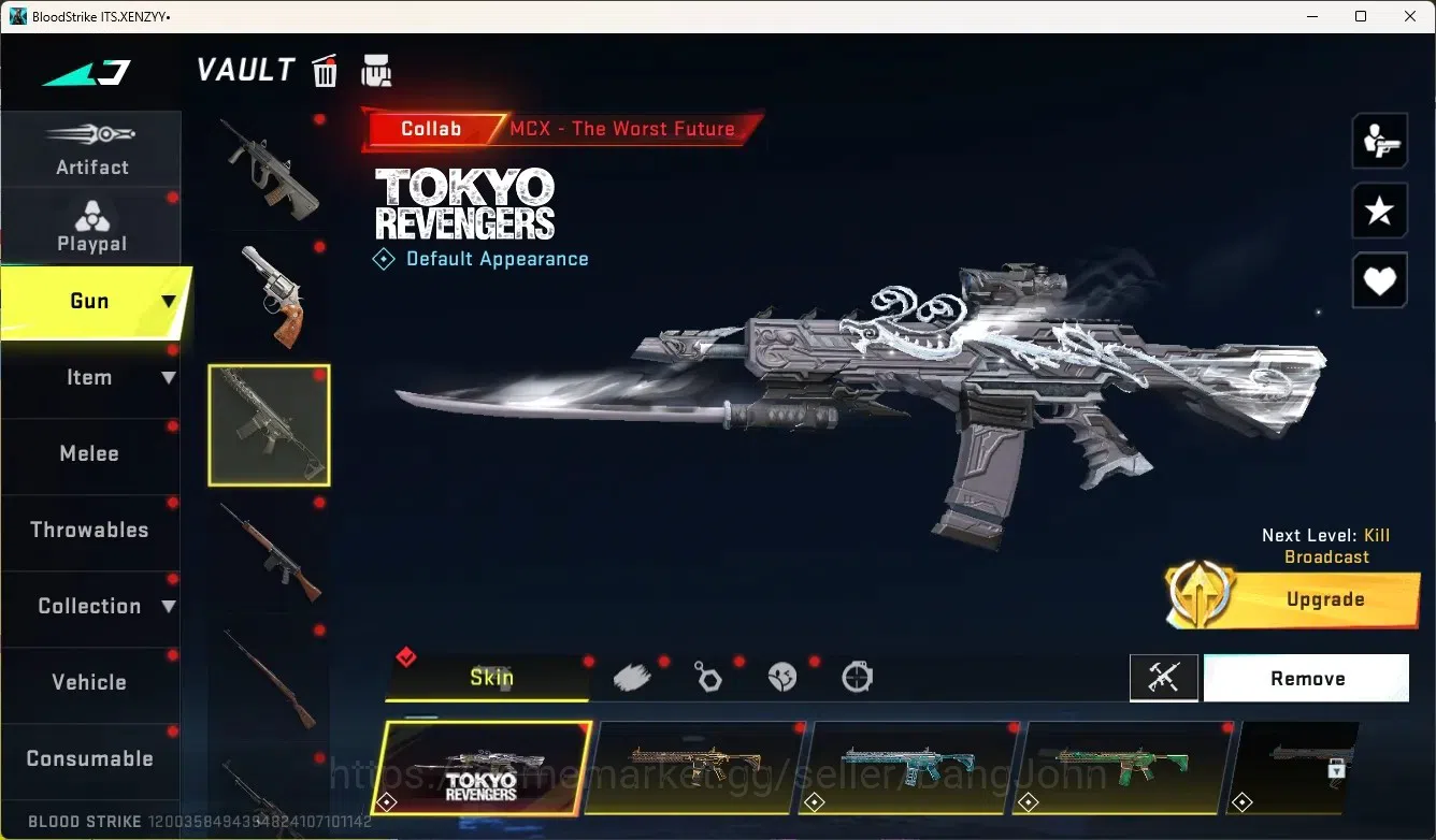Blood Strike Accounts Collab Skin ASIA|Eternal Gun:DesertEagle|2 Collab Gun[TR]|1 Limited Gun|4 Ultra Gun|20 Legendary 19