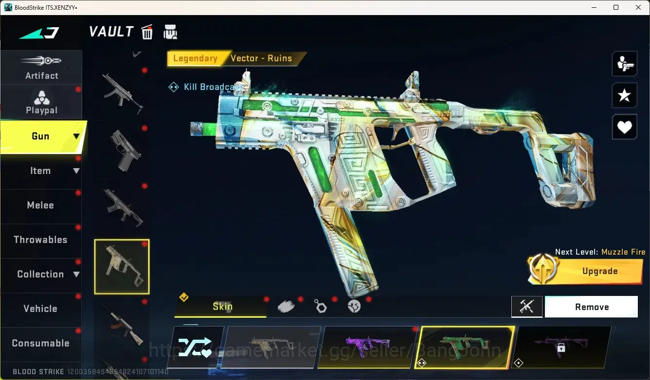 Blood Strike Accounts Collab Skin ASIA|Eternal Gun:DesertEagle|2 Collab Gun[TR]|1 Limited Gun|4 Ultra Gun|20 Legendary 4