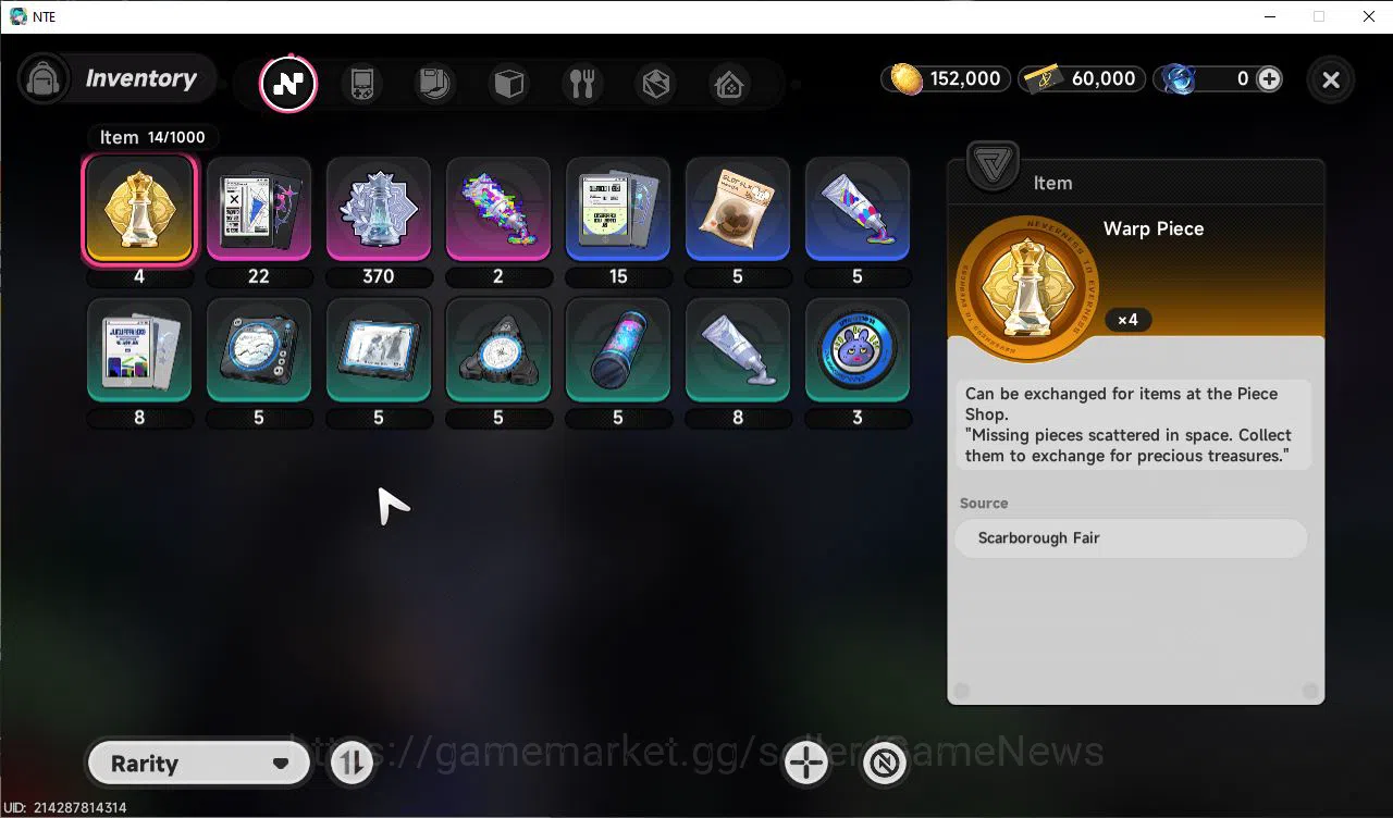 Neverness to Everness Accounts GLOBAL EU |HL 3| 1 SSR Limited Nanally | 4 SR [Adl image 5