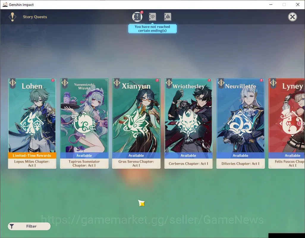 Genshin Impact Accounts ASIA|AR 57|Rate ON|8Limited+4(*5Weapon)|Kazuha+Sig image 20