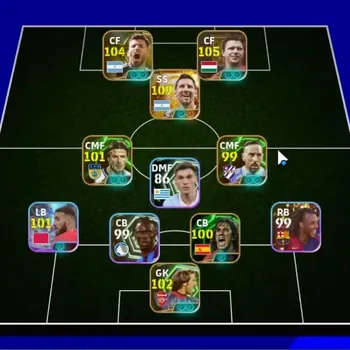 eFootball Accounts Legends & Iconic Players Android|Power 3065|Big Time Lionel Messi|8 Epic Ferenc Puskas,Sergio
