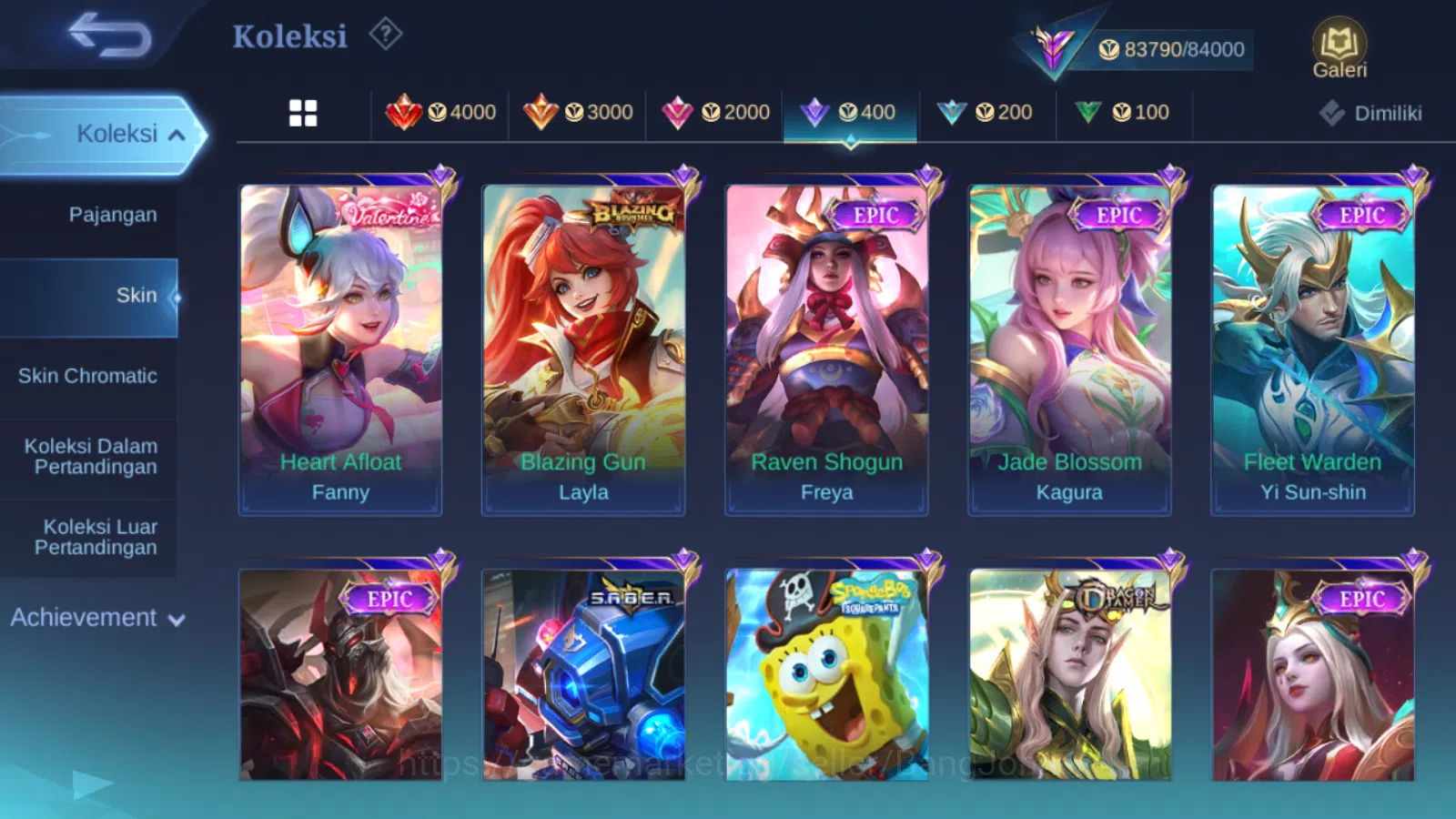Mobile Legends: Bang Bang Accounts Hero 131 | skin 274 | legend alucard | aspirants f image 13