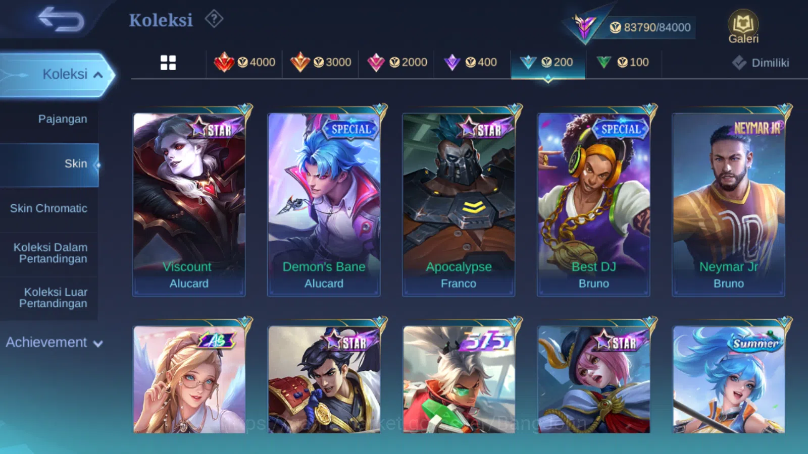 Mobile Legends: Bang Bang Accounts Hero 131 | skin 274 | legend alucard | aspirants f image 17