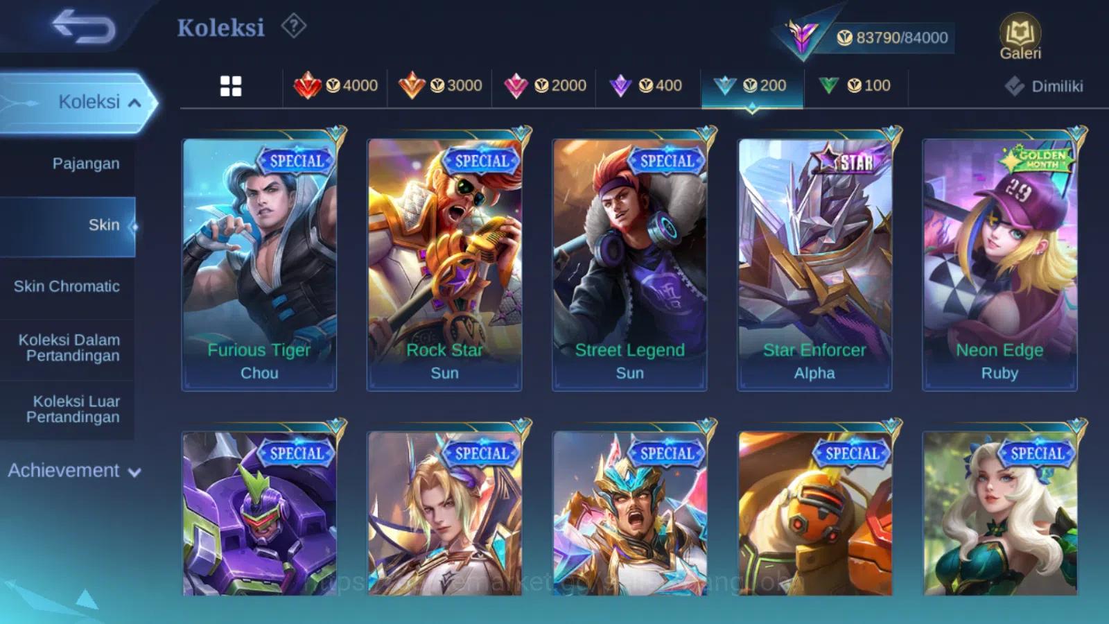 Mobile Legends: Bang Bang Accounts Hero 131 | skin 274 | legend alucard | aspirants f image 18